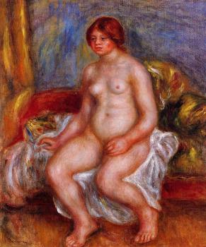 皮埃爾 奧古斯特 雷諾阿 Nude Woman on Green Cushions 皮埃爾 奧古斯特 雷諾阿 Nude Woman on Green Cushions